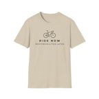 Ride Now Responsibilities Later Solid Bike T-Shirt